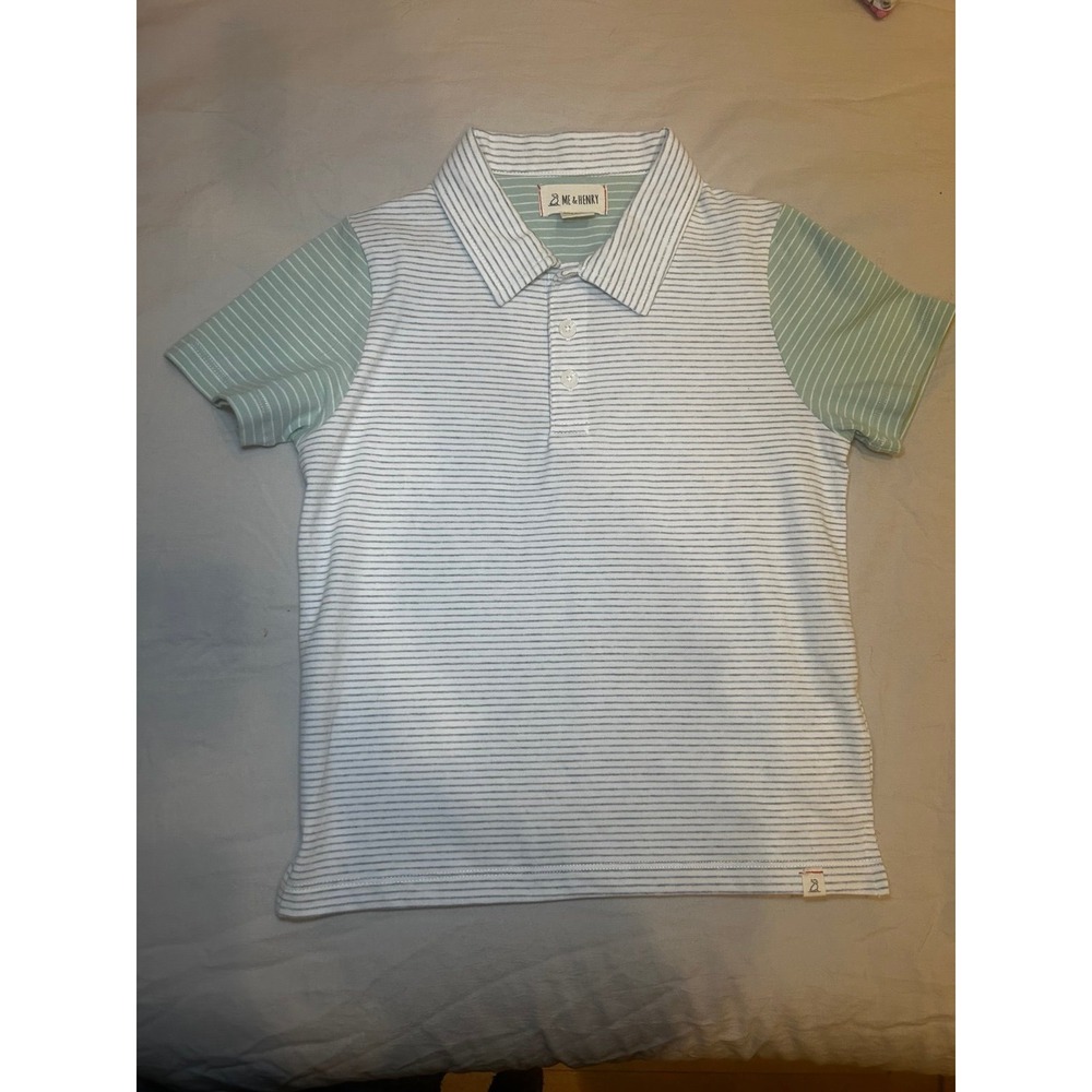 Me and Henry Striped Polo Shirt size‎ 5/6